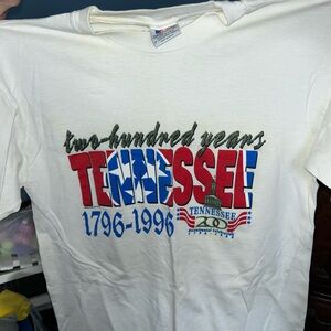 Vintage 1996 Tennessee bicentennial celebration shirt
